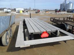 Picnic Table on Running Gear