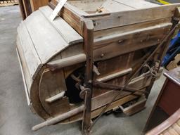 Antique wooden Grain Grader.