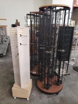 Qty 10 - Assorted display racks.