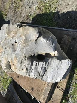 Limestone irregular shape yard rock