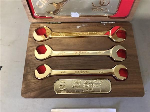 MAC Tools Gold 50th Anniversary Wrench Set