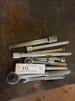 Craftsman Ratchets, Breaking Bar, Extensions, Etc.