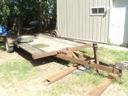 Shop-Built 15' tilt bed car trailer