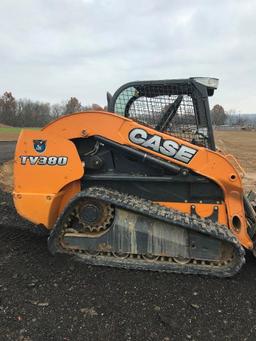 '14  Case TV 380 Skid Steer 1403 Hrs. New tracks and Spline Drive