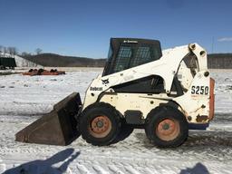 2002 Bobcat S250 Turbo skid loader, C/H/A