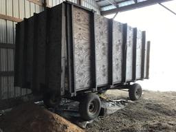 16' wood silage dump wagon