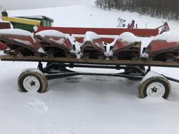 Homemade 15' header cart