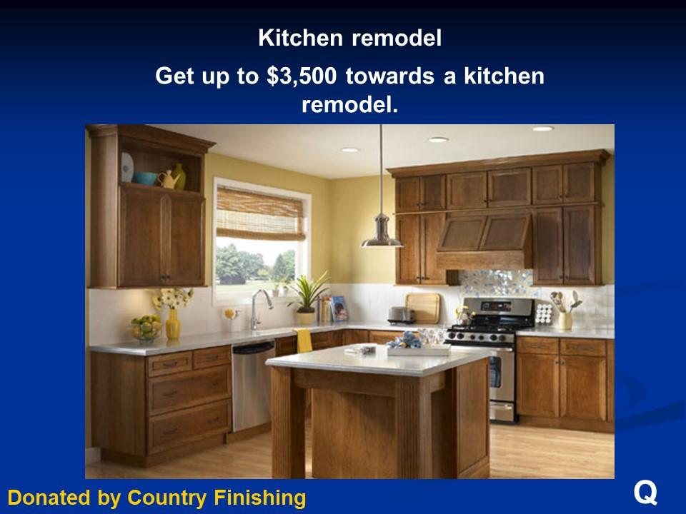 Kitchen Remodel by Country Finishing up to $3,500.00