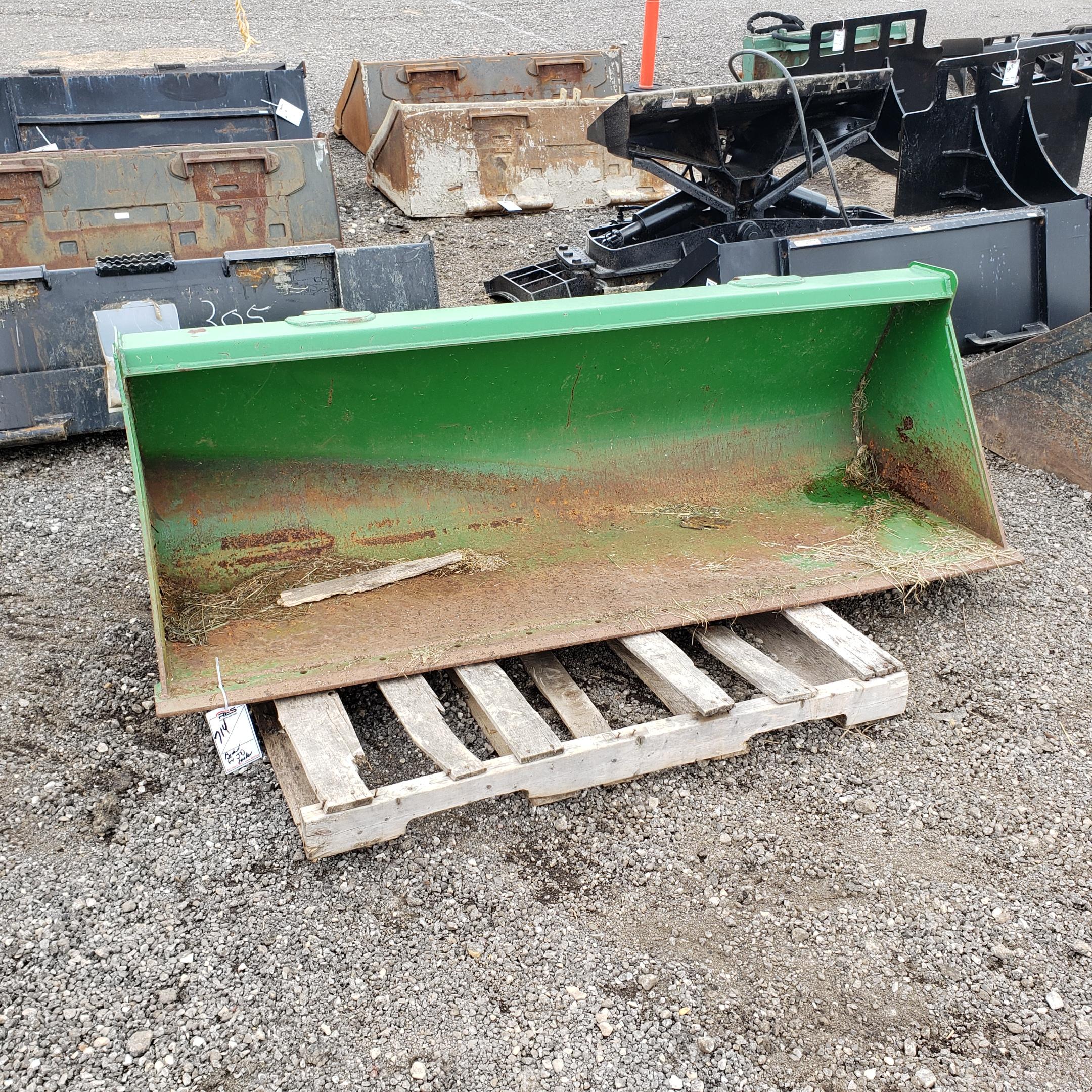 72" bucket for John Deere Loader