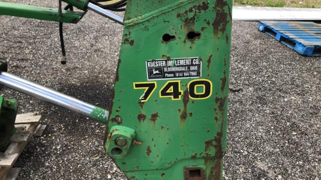 John Deere 740 Loader with mounts, 96" Bucket