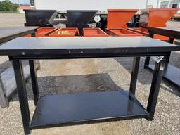 Heavy Duty Work Bench w/ Shelf 29.5"x60"