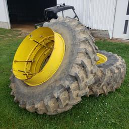 Pair of 20.8x38 Clamp on duals