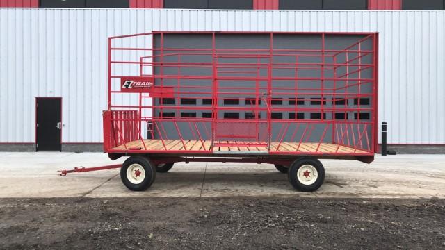 "ABSOLUTE" EZ Trail 18' Kick Bale Wagon