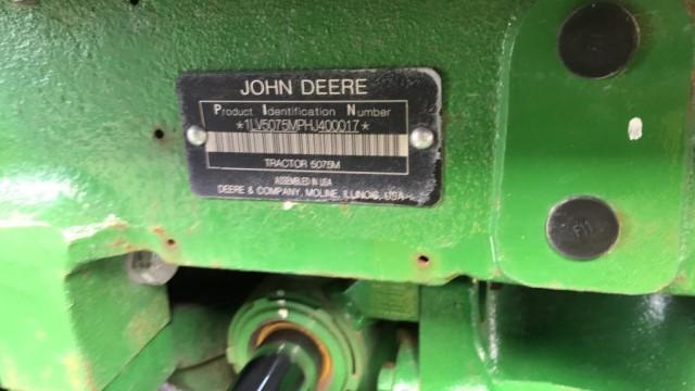 "ABSOLUTE" John Deere 5075M MFWD Tractor