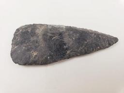 Large blade, 4 5/8" Coshocton flint