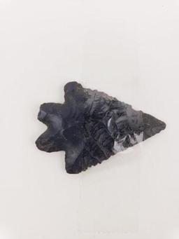 Fine bifurcate, 1 5/8" Coshocton flint