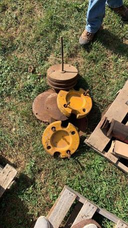 John Deere 318 wheel weights