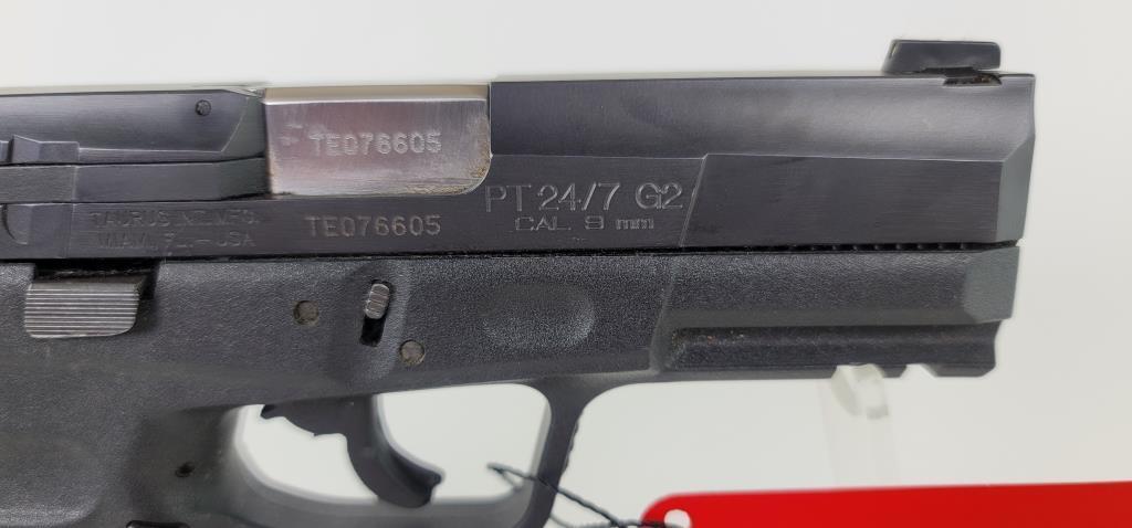 Taurus PT24/7 G2 9MM Semi Auto Pistol