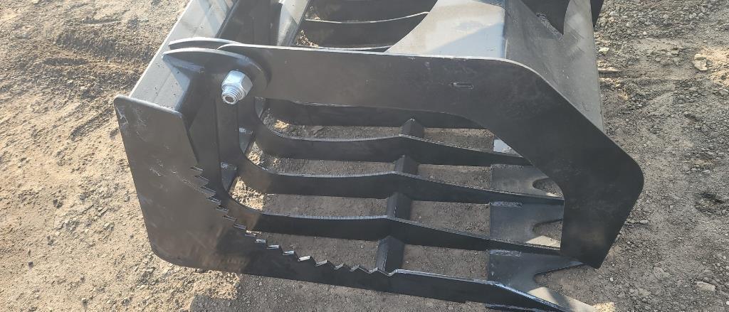 "ABSOLUTE" 84" Skid Steer Rock & Brush Grapple