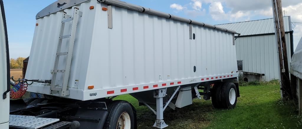 '09 Jet 22ft hopper bottom grain trailer