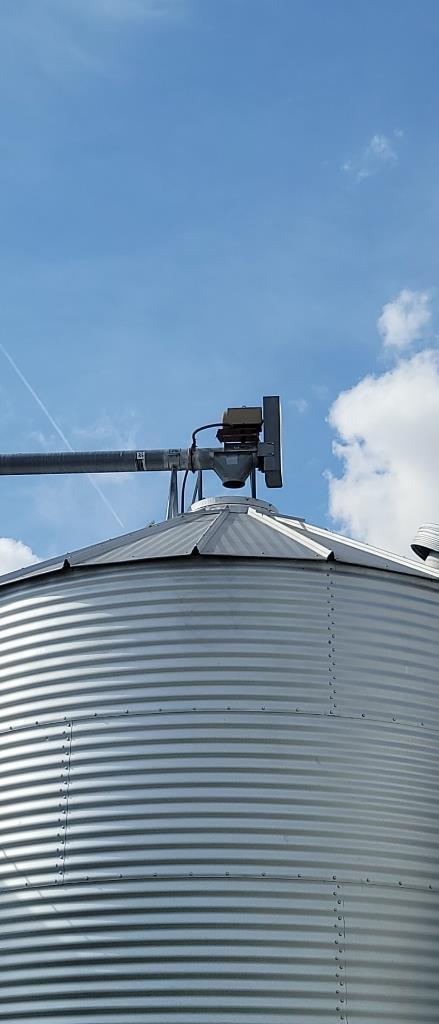 18' 5-ring grain bin, stir all, aeration floor