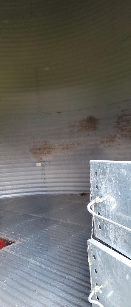 18' 5-ring grain bin, stir all, aeration floor