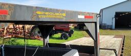 '02 Pequea G-14 25ft gooseneck flatbed trailer