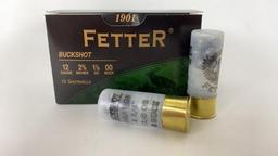 30rds Fetter 12ga 2 3/4'' 00 Buck Shot