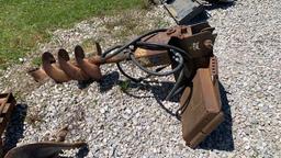 Bobcat Auger Attachment w/ Auger Bit