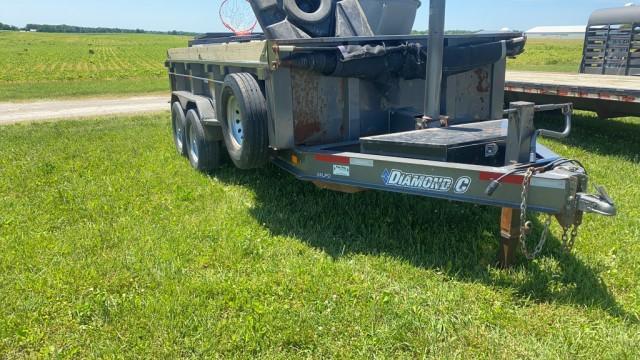 Diamond C 14' tandem axle dump trailer