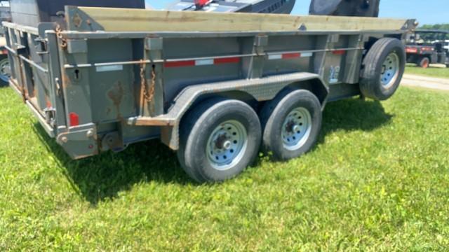 Diamond C 14' tandem axle dump trailer