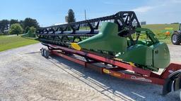 2008 John Deere 635F Hydraflex grain platform