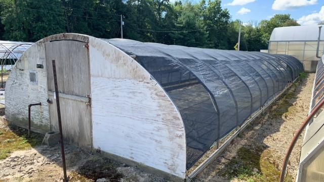 16'x96' Quonset Hoop Greenhouse Structure