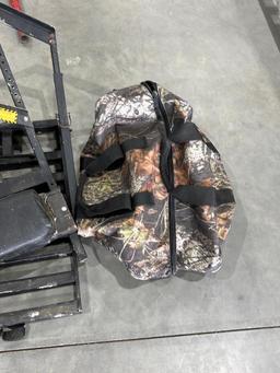 Tree Stand and Camo Bag