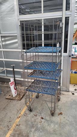 Metal Rack with Wheels