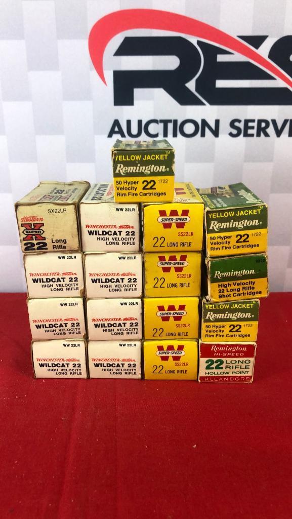 850rds Assorted 22LR Ammo