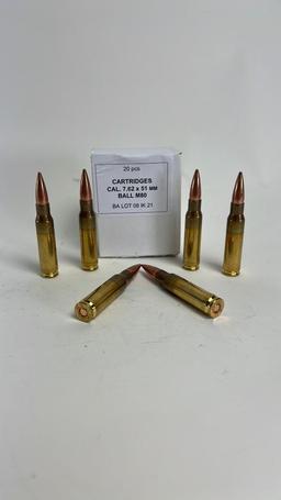 560rds Igman 7.62X51MM 147GR M80 Ball Ammo