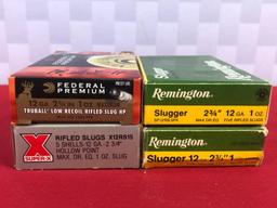 20rds Assorted 12Ga Rifled Slug Ammo