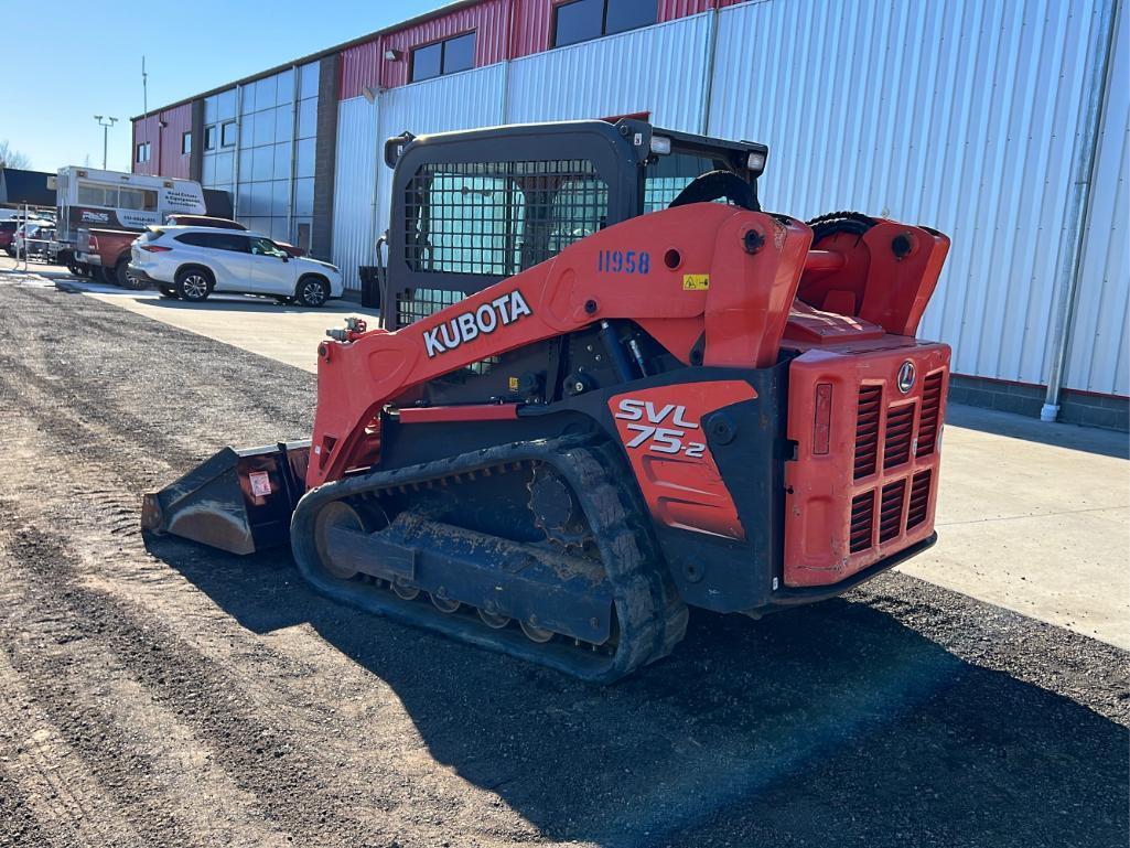 2018 Kubota SVL75-2 Skid Loader