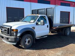 2008 Ford F-550 Flatbed Truck