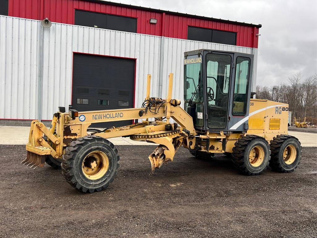 "ABSOLUTE" 2001 New Holland RG 80 Grader