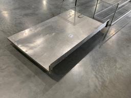 5'x3' Stainless Table Top