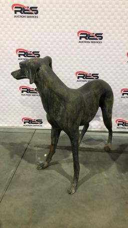 31" Bronze Greyhound Statue