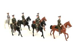 (6) 3" Plastic Proprietors Horse Mounted Soldiers