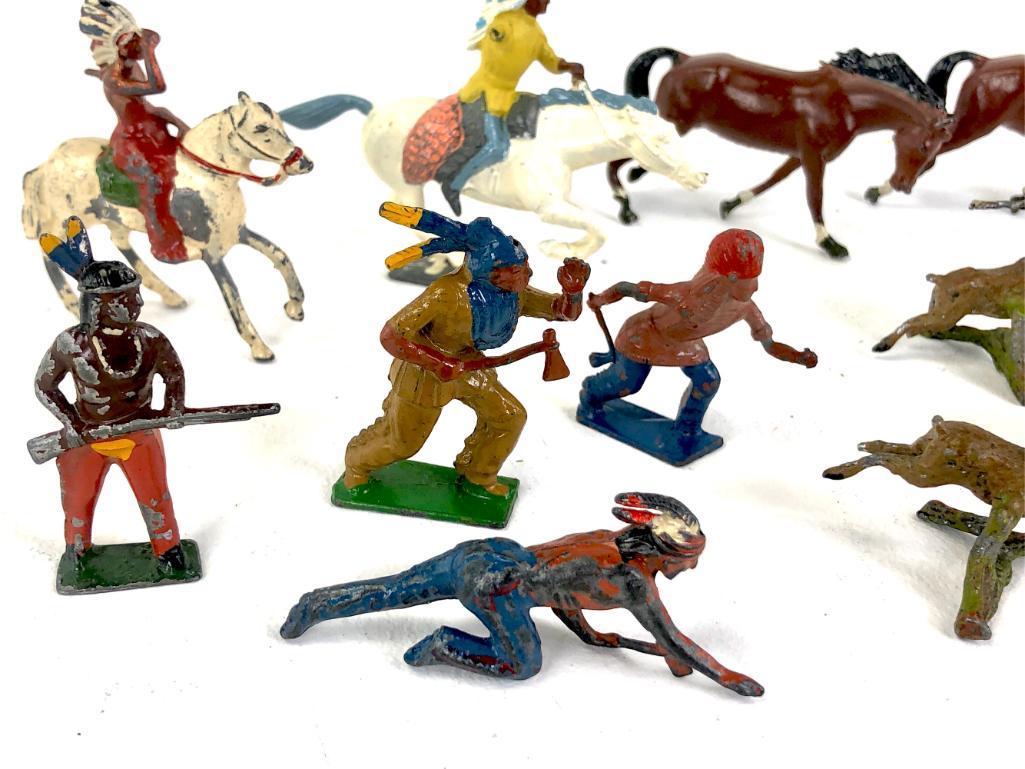 Assorted Diecast Western/Animal Figurines