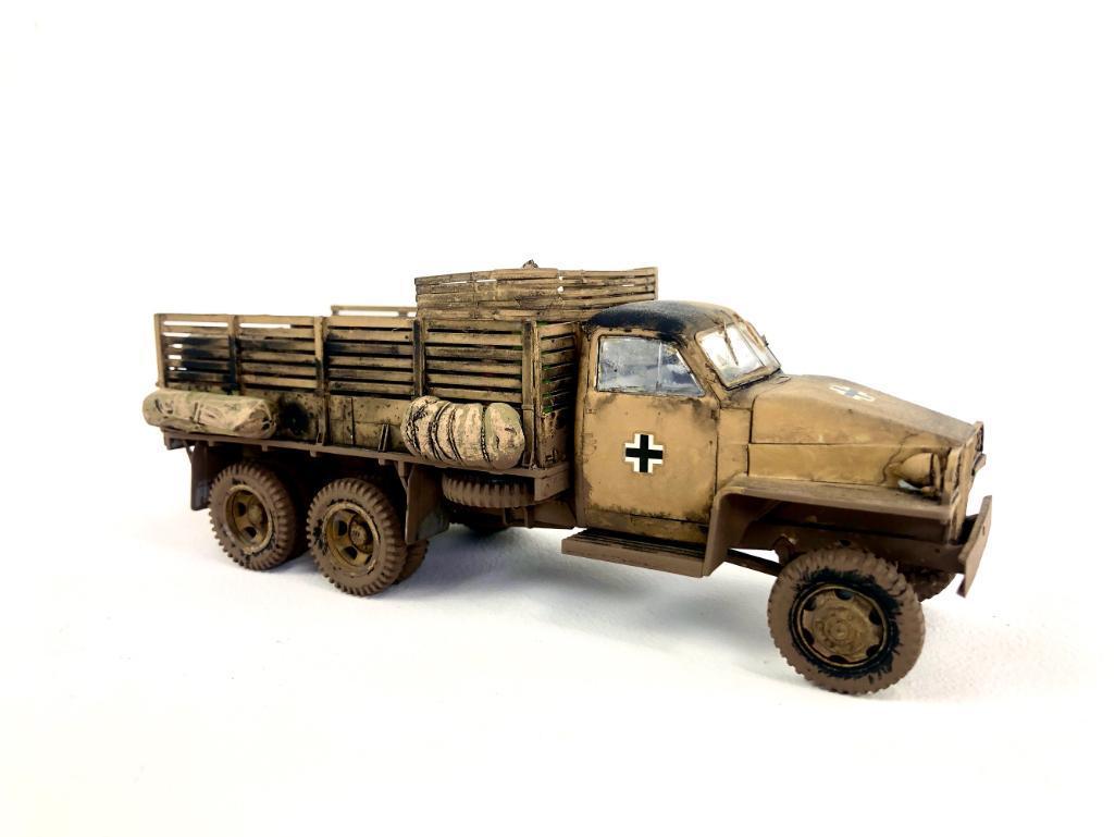 (5) Plastic WWII Era Military Vehicle Models