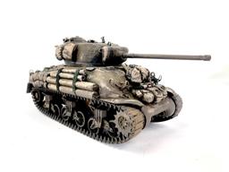 (4) Plastic WWII Era Tank Models