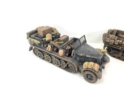 (6) Plastic WWII Era Military Vehicle Models