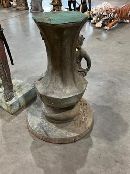 29" Bronze Bird Bath Base