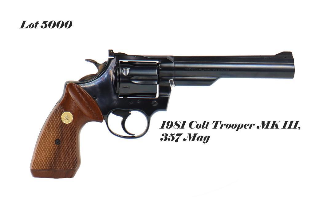 Colt Trooper Mark III 357MAG Double Action Revolver